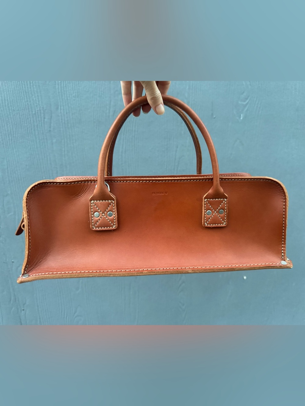 Billy Kirk No. 521  Leather Tool Bag Medium Brown